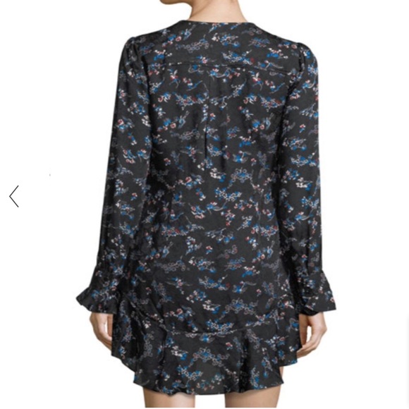 Veronica Beard Floral Print Silk Dress - Picture 3 of 10